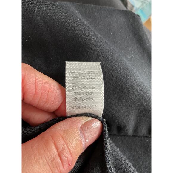 Marine Layer Women's Black Pull On Stretch Flare Pants Size Small - Picture 6 of 6